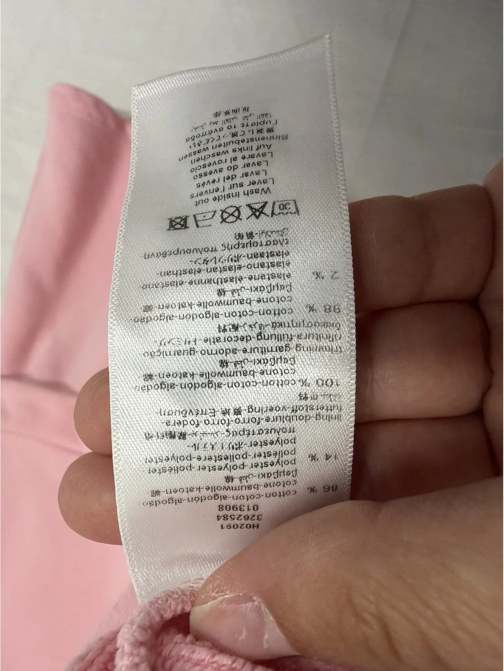 Givenchy Pink Baby Dress with Logo Print